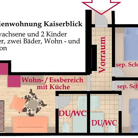 Kaiserapart Ellmau Zentrum Exterior photo